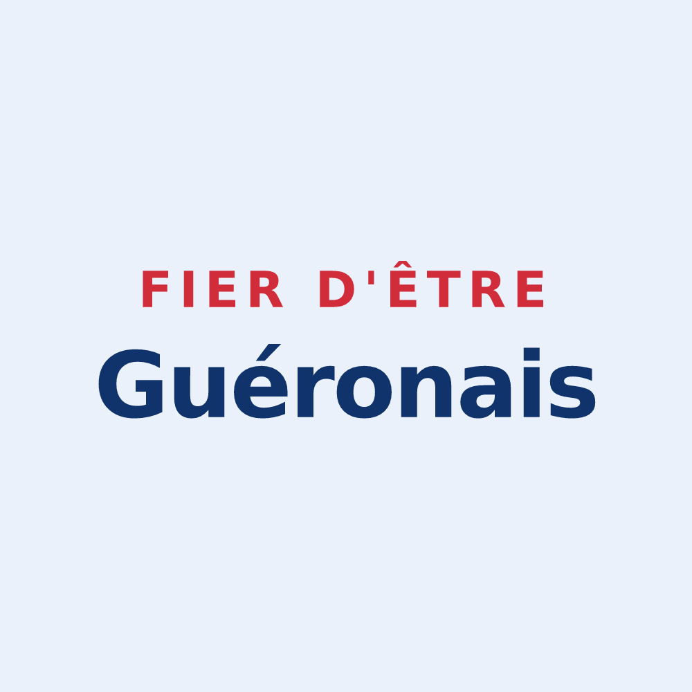 Sticker « Fier d'être Guéronais » — design pour Guéron