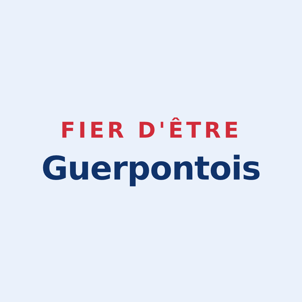Sticker « Fier d'être Guerpontois » — design pour Guerpont
