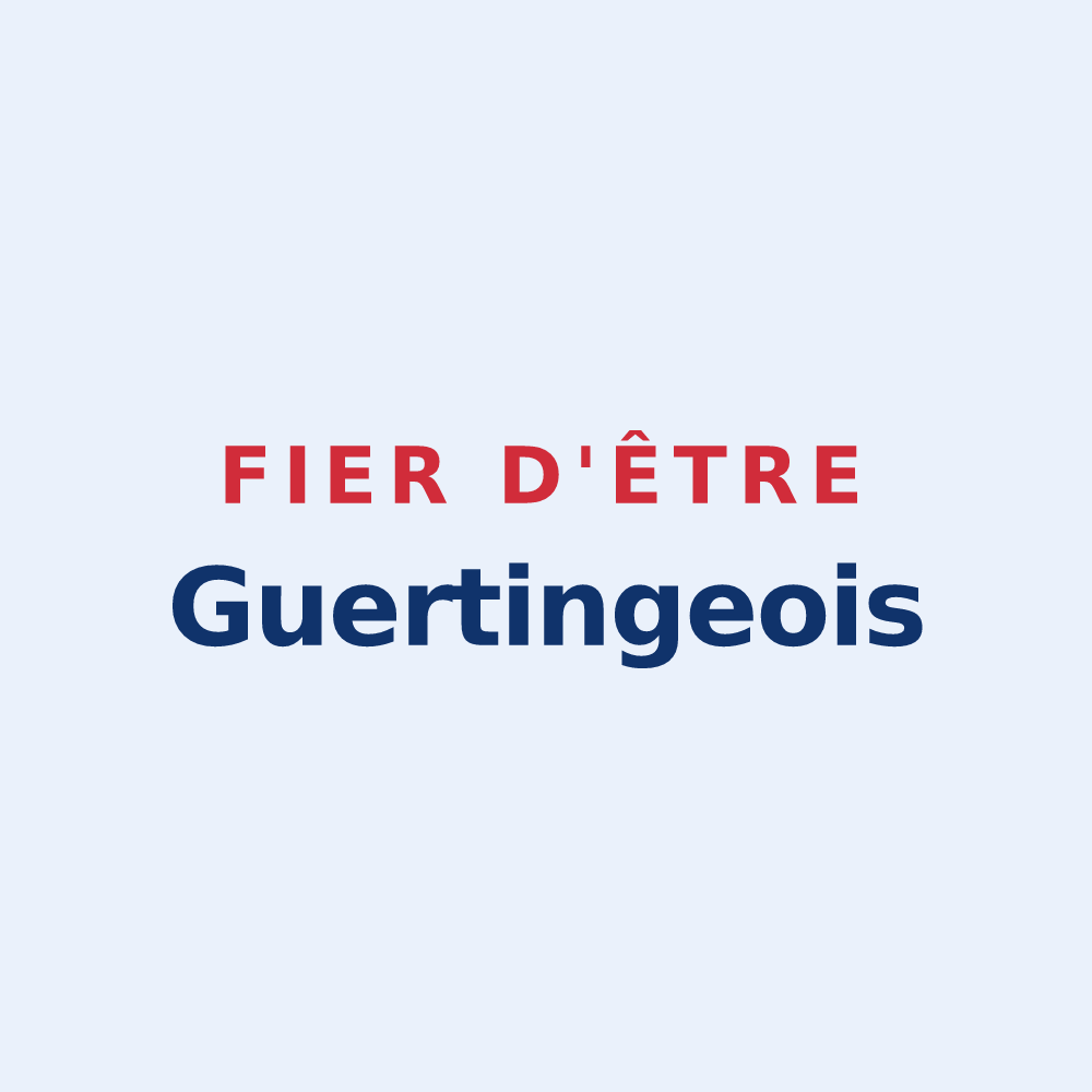 Sticker « Fier d'être Guertingeois » — design pour Guerting