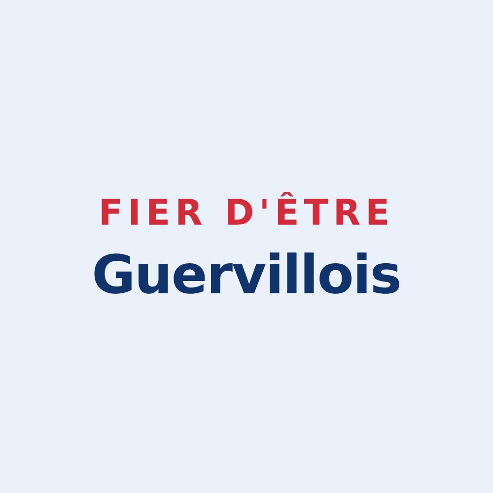 Sticker « Fier d'être Guervillois » — design pour Guerville