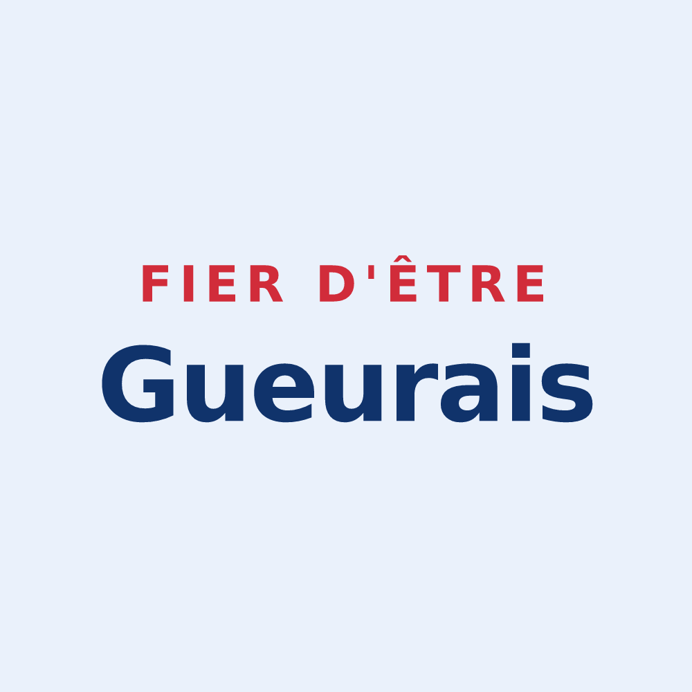 Sticker « Fier d'être Gueurais » — design pour Gueures
