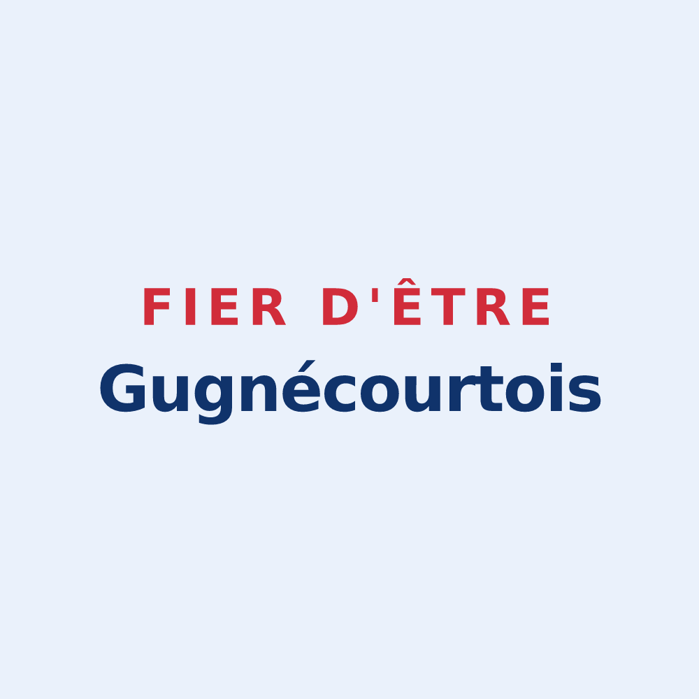 Sticker « Fier d'être Gugnécourtois » — design pour Gugnécourt