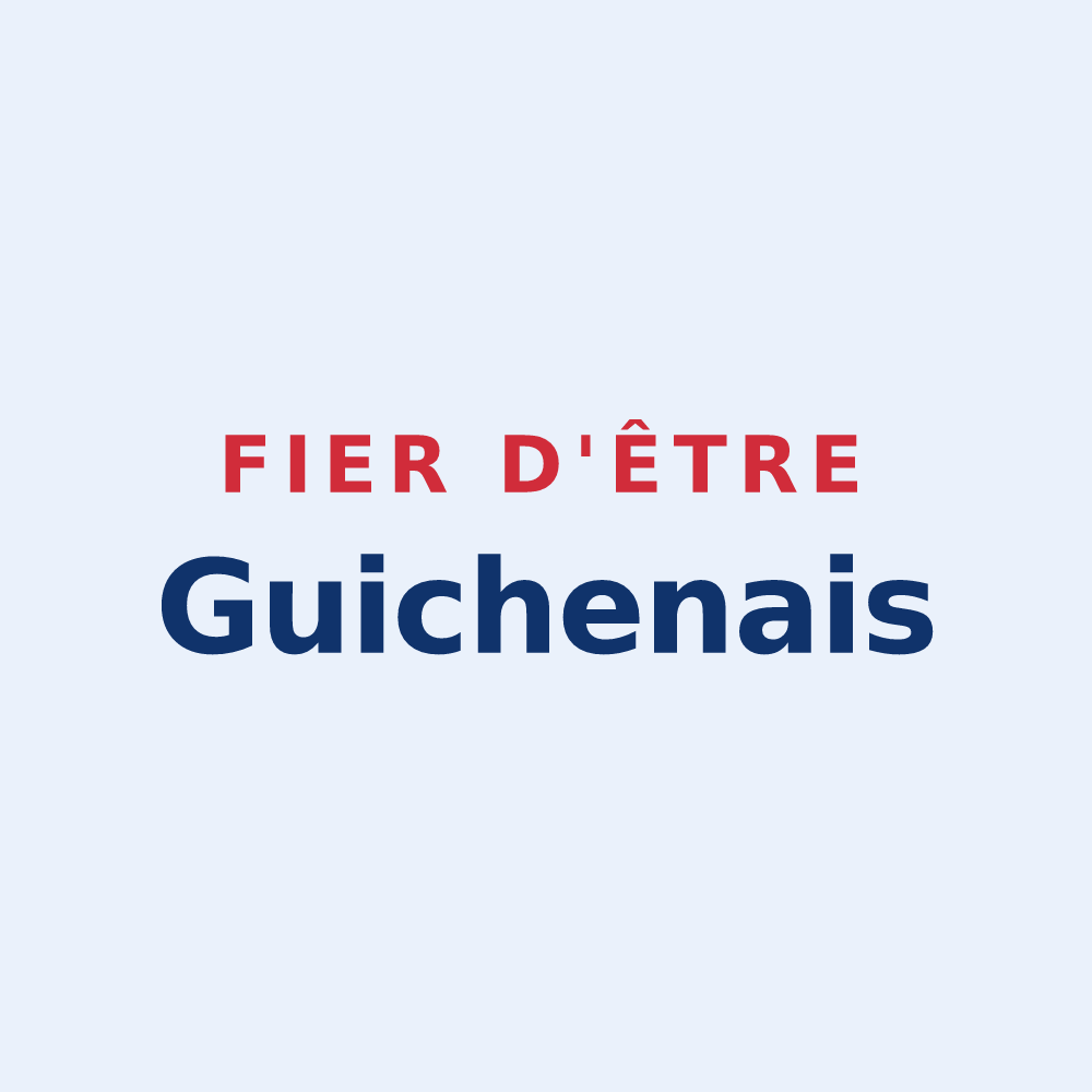 Sticker « Fier d'être Guichenais » — design pour Guichen