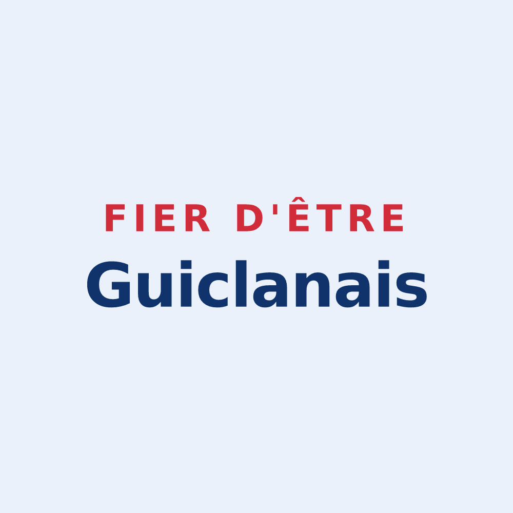 Sticker « Fier d'être Guiclanais » — design pour Guiclan