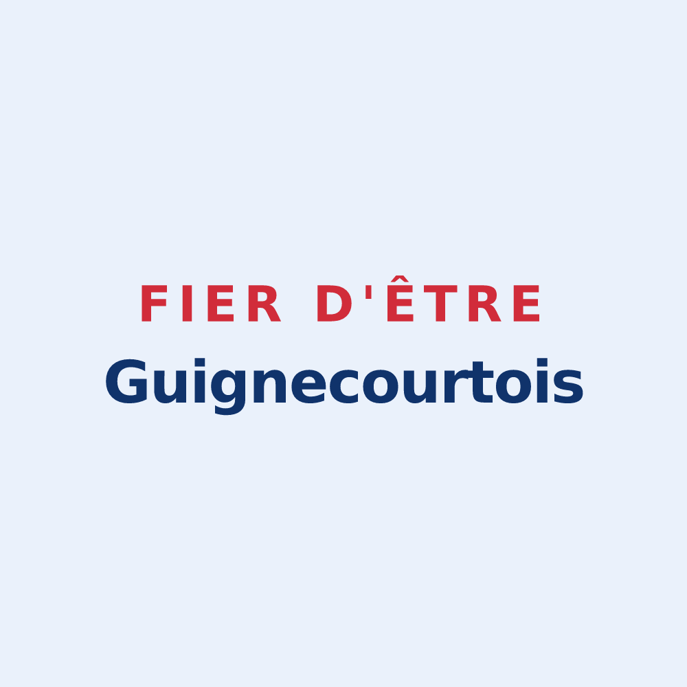 Sticker « Fier d'être Guignecourtois » — design pour Guignecourt