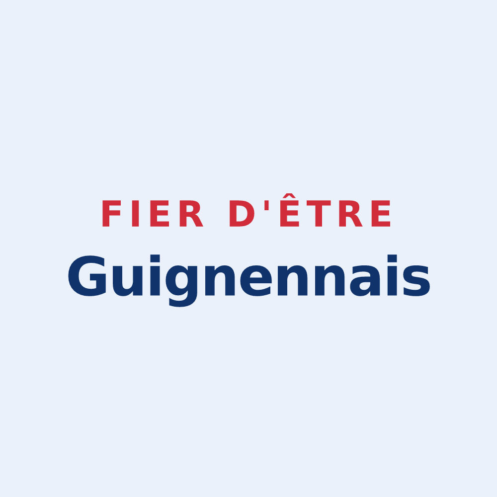 Sticker « Fier d'être Guignennais » — design pour Guignen