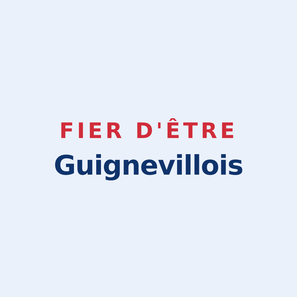 Sticker « Fier d'être Guignevillois » — design pour Guigneville
