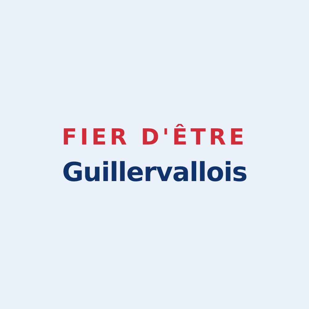 Sticker « Fier d'être Guillervallois » — design pour Guillerval