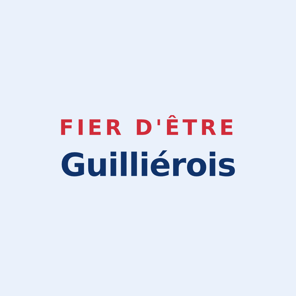 Sticker « Fier d'être Guilliérois » — design pour Guilliers