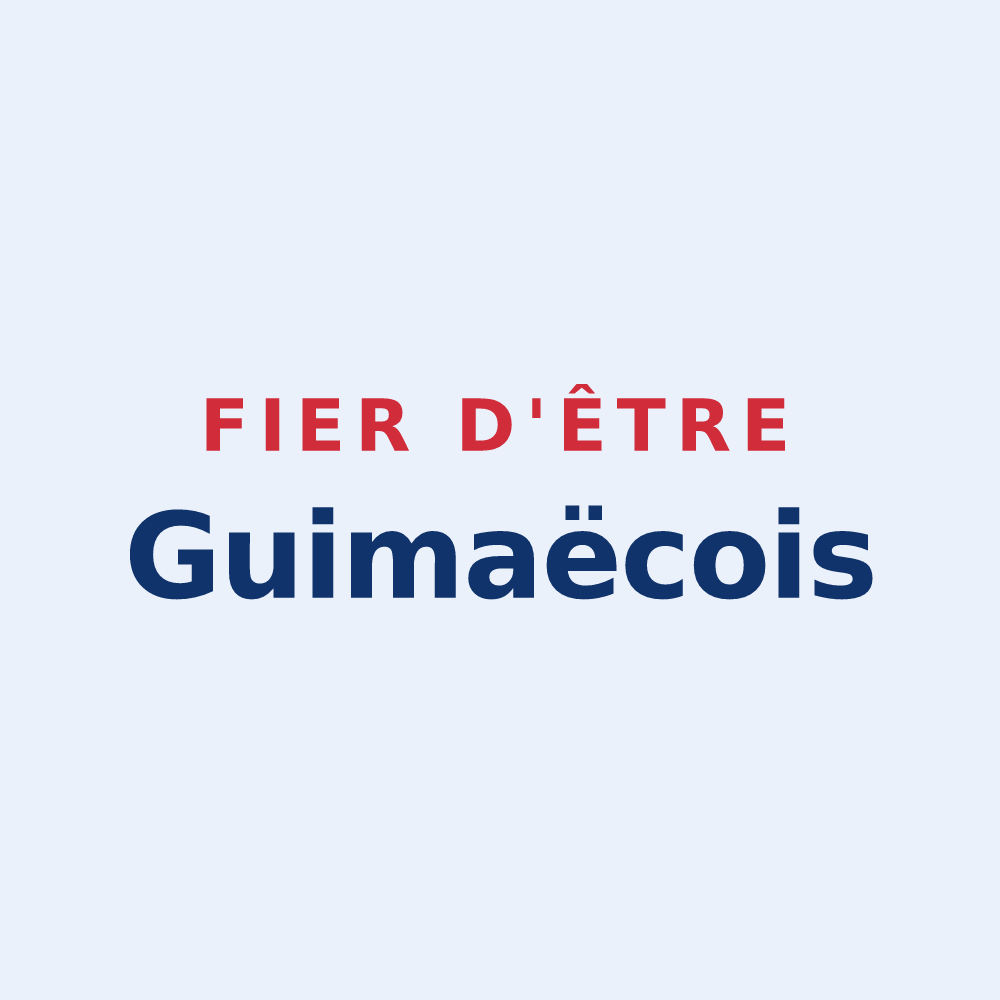 Sticker « Fier d'être Guimaëcois » — design pour Guimaëc