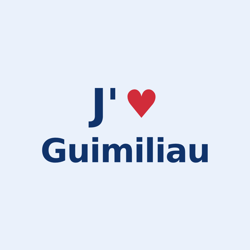 Sticker personnalisé Guimiliau — design J'aime Guimiliau