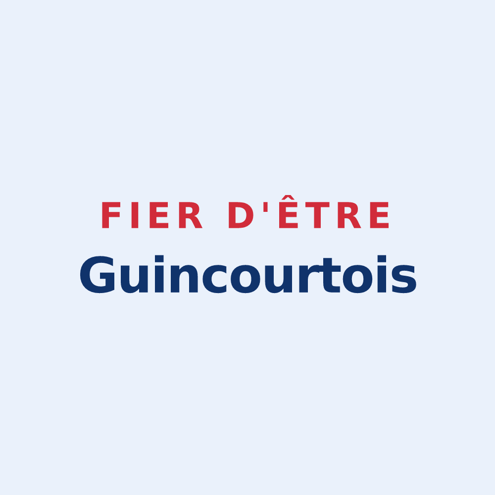 Sticker « Fier d'être Guincourtois » — design pour Guincourt