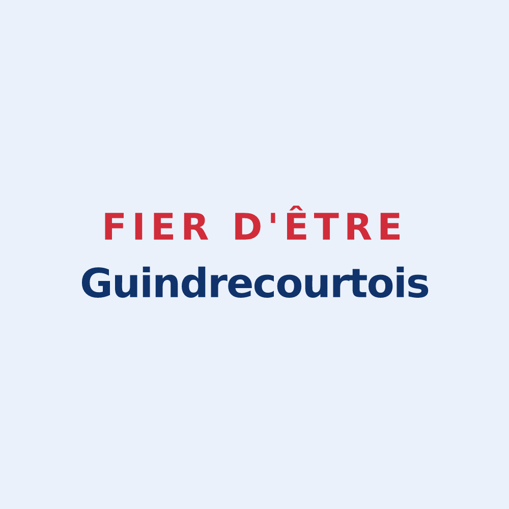 Sticker « Fier d'être Guindrecourtois » — design pour Guindrecourt-aux-Ormes