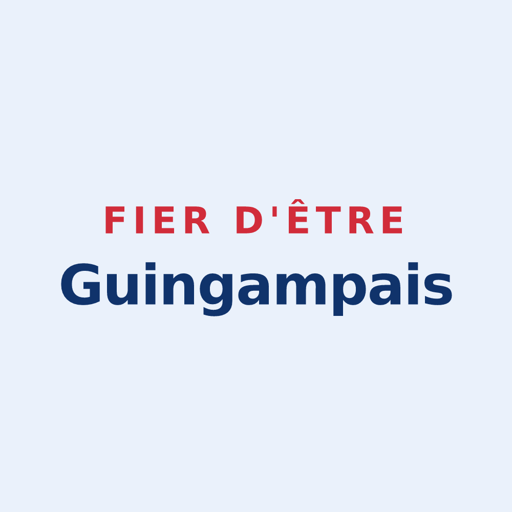 Sticker « Fier d'être Guingampais » — design pour Guingamp