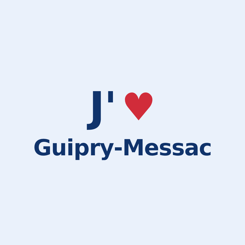 Sticker personnalisé Guipry-Messac — design J'aime Guipry-Messac