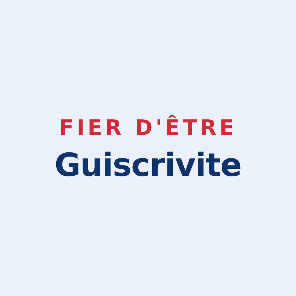 Sticker « Fier d'être Guiscrivite » — design pour Guiscriff