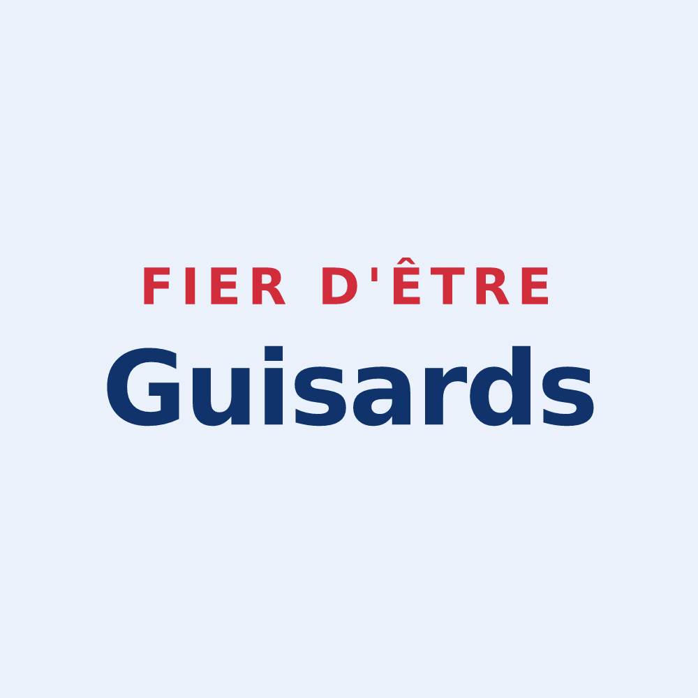 Sticker « Fier d'être Guisards » — design pour Guise