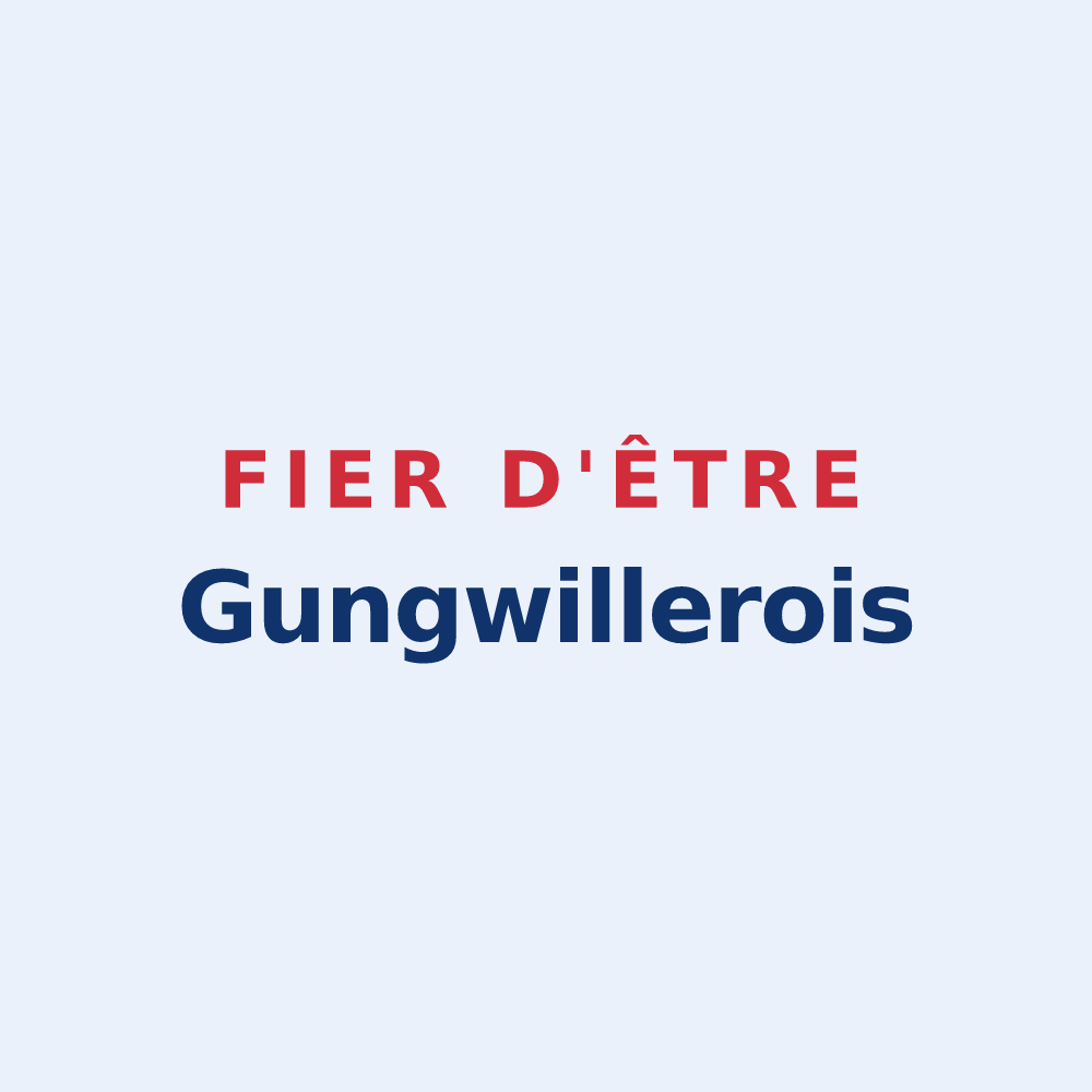 Sticker « Fier d'être Gungwillerois » — design pour Gungwiller