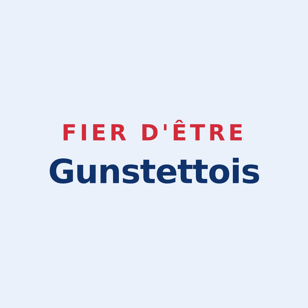 Sticker « Fier d'être Gunstettois » — design pour Gunstett