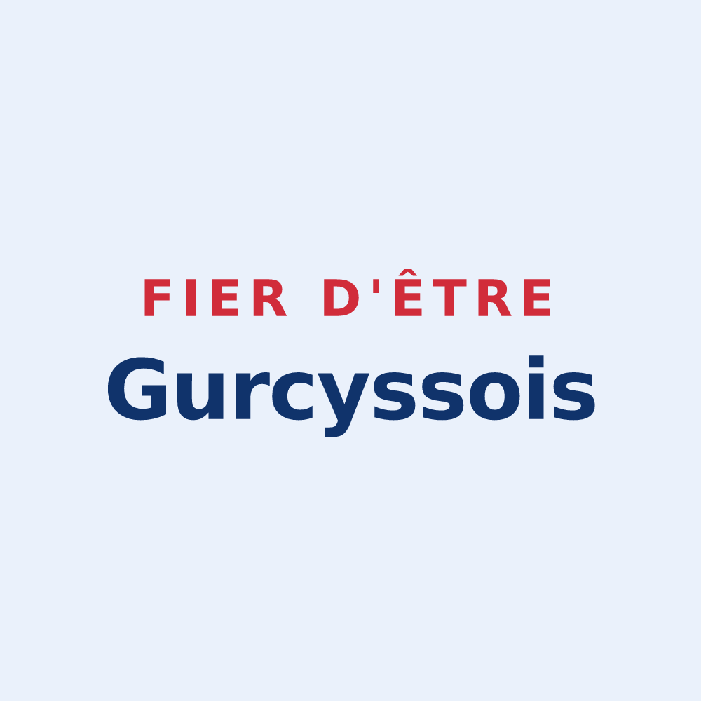 Sticker « Fier d'être Gurcyssois » — design pour Gurcy-le-Châtel