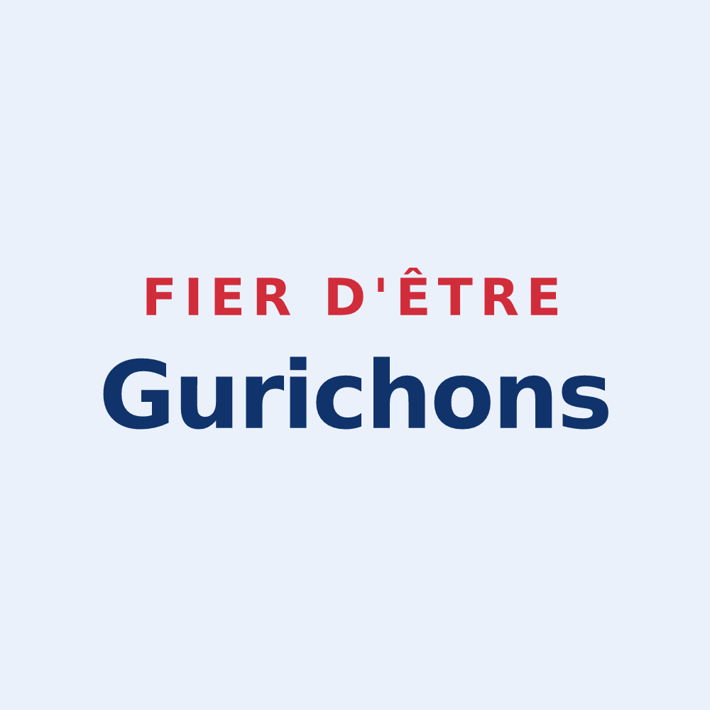 Sticker « Fier d'être Gurichons » — design pour Gury