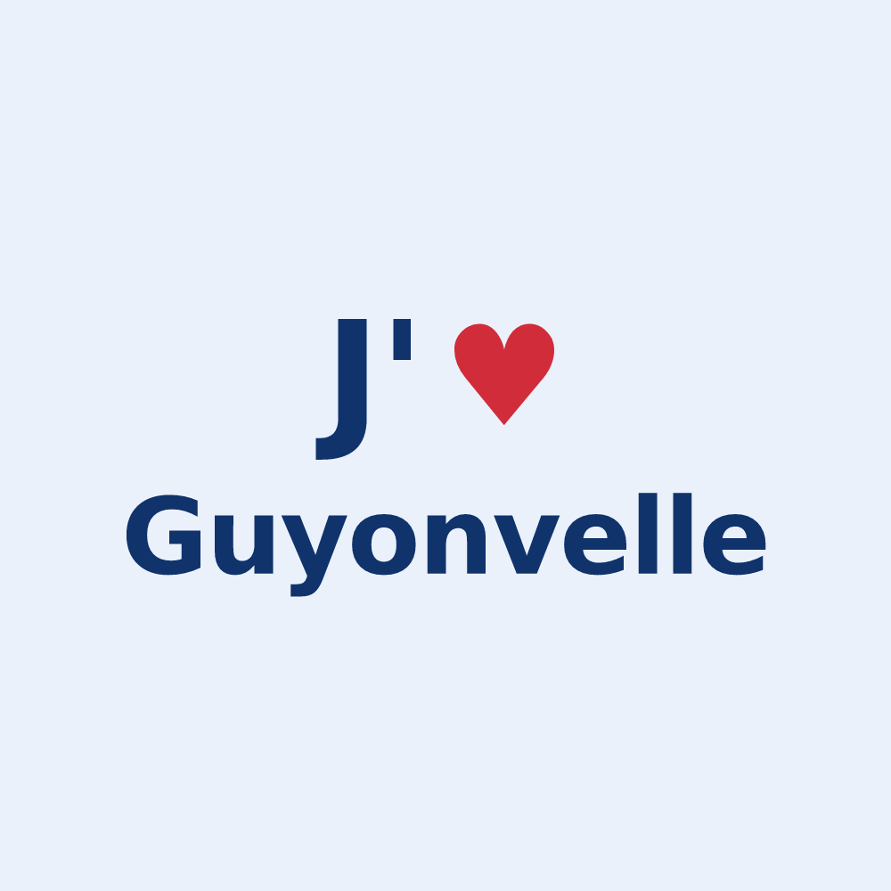 Sticker personnalisé Guyonvelle — design J'aime Guyonvelle
