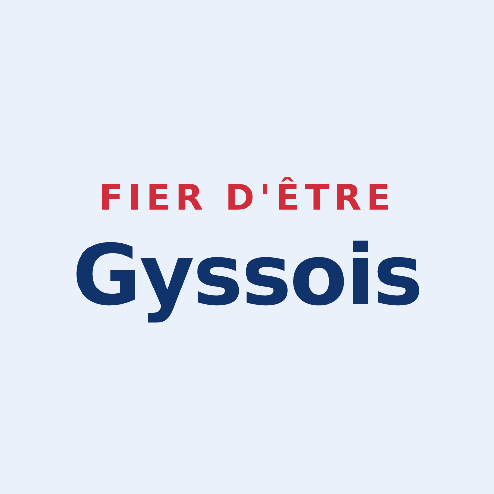 Sticker « Fier d'être Gyssois » — design pour Gy-les-Nonains