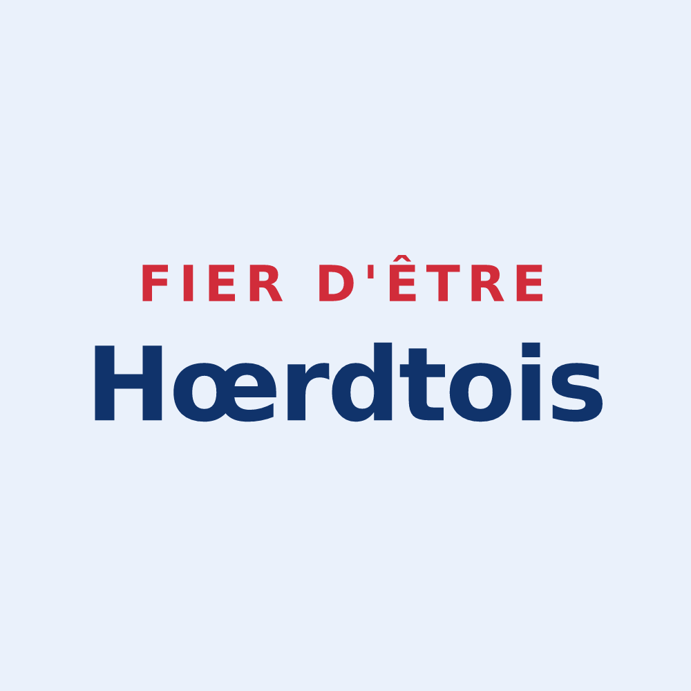 Sticker « Fier d'être Hœrdtois » — design pour Hœrdt