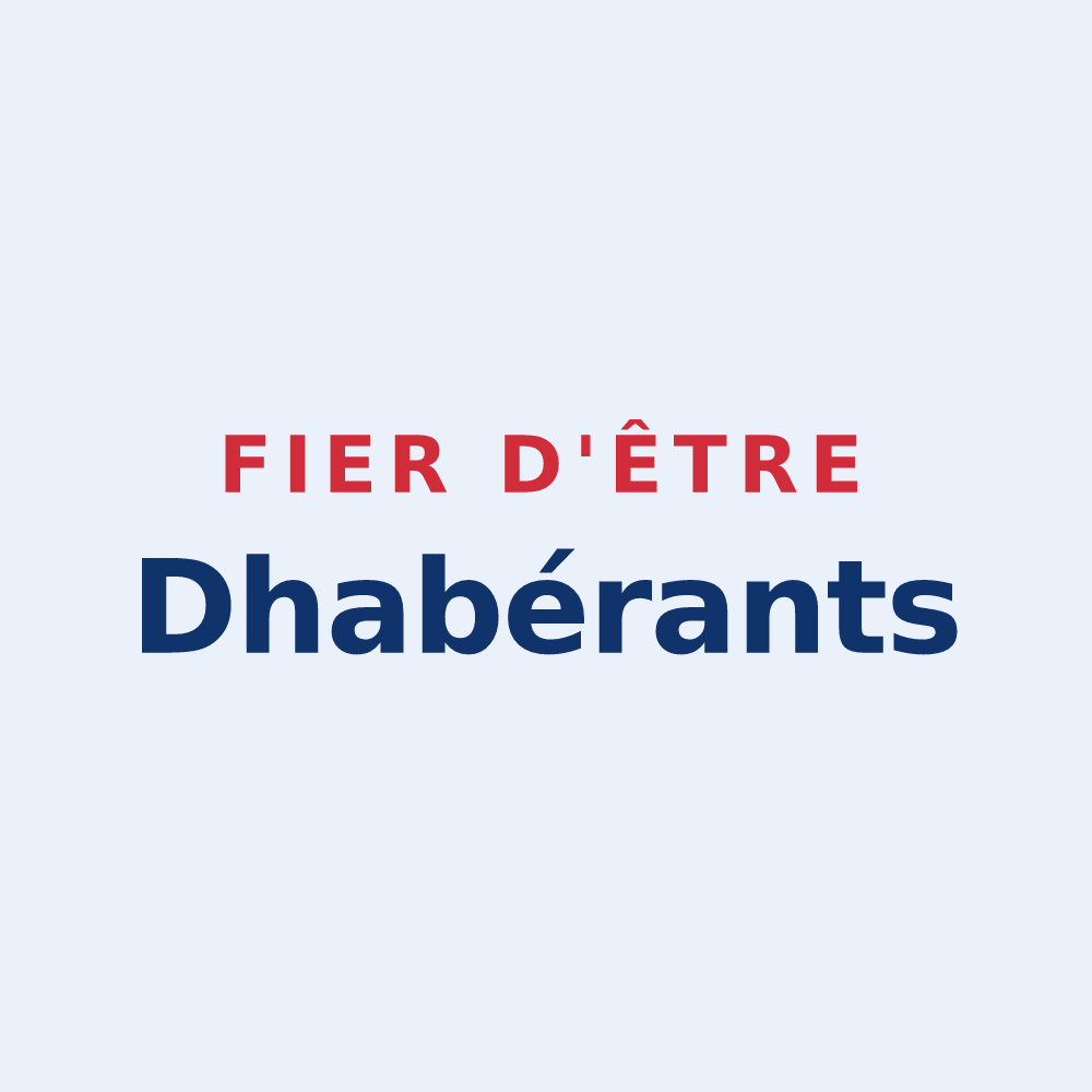 Sticker « Fier d'être Dhabérants » — design pour Habère-Poche