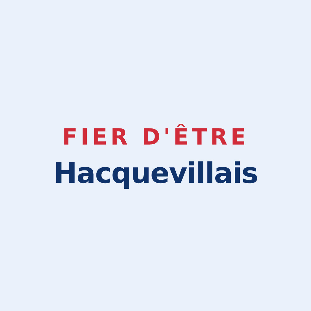 Sticker « Fier d'être Hacquevillais » — design pour Hacqueville