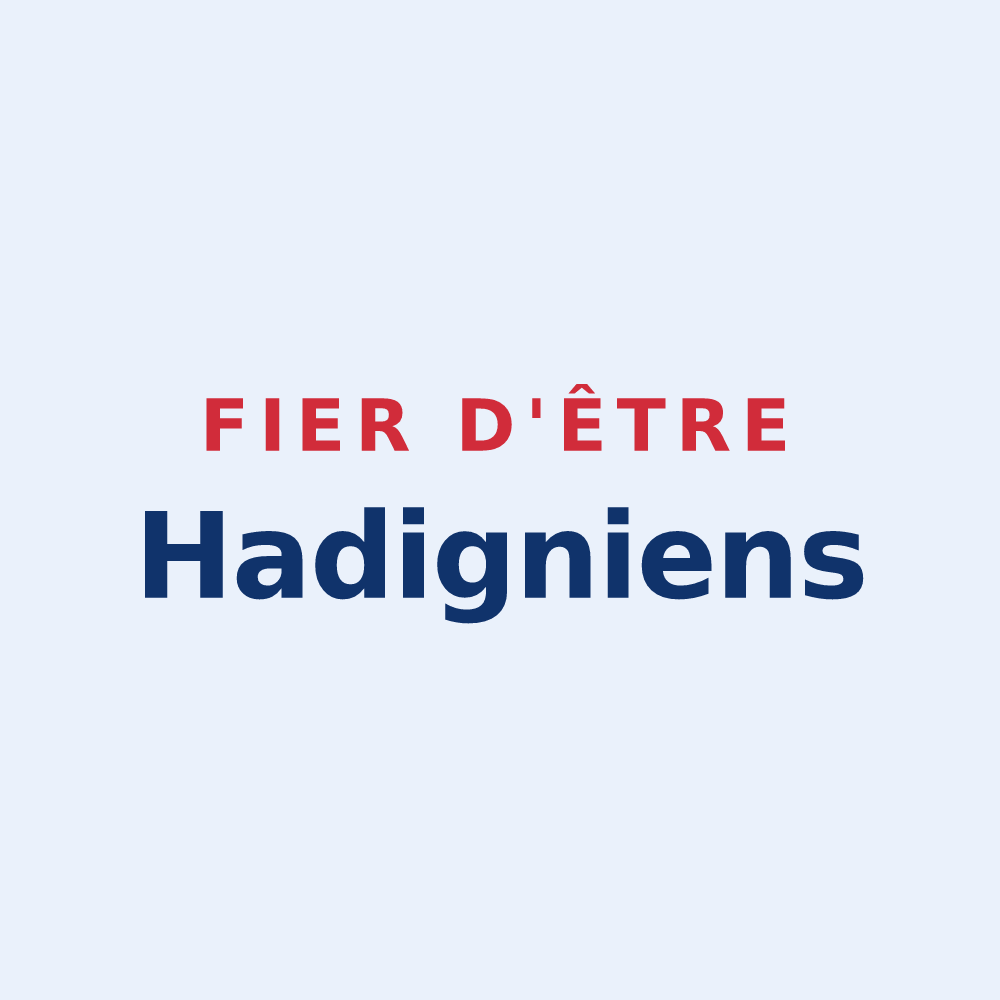 Sticker « Fier d'être Hadigniens » — design pour Hadigny-les-Verrières