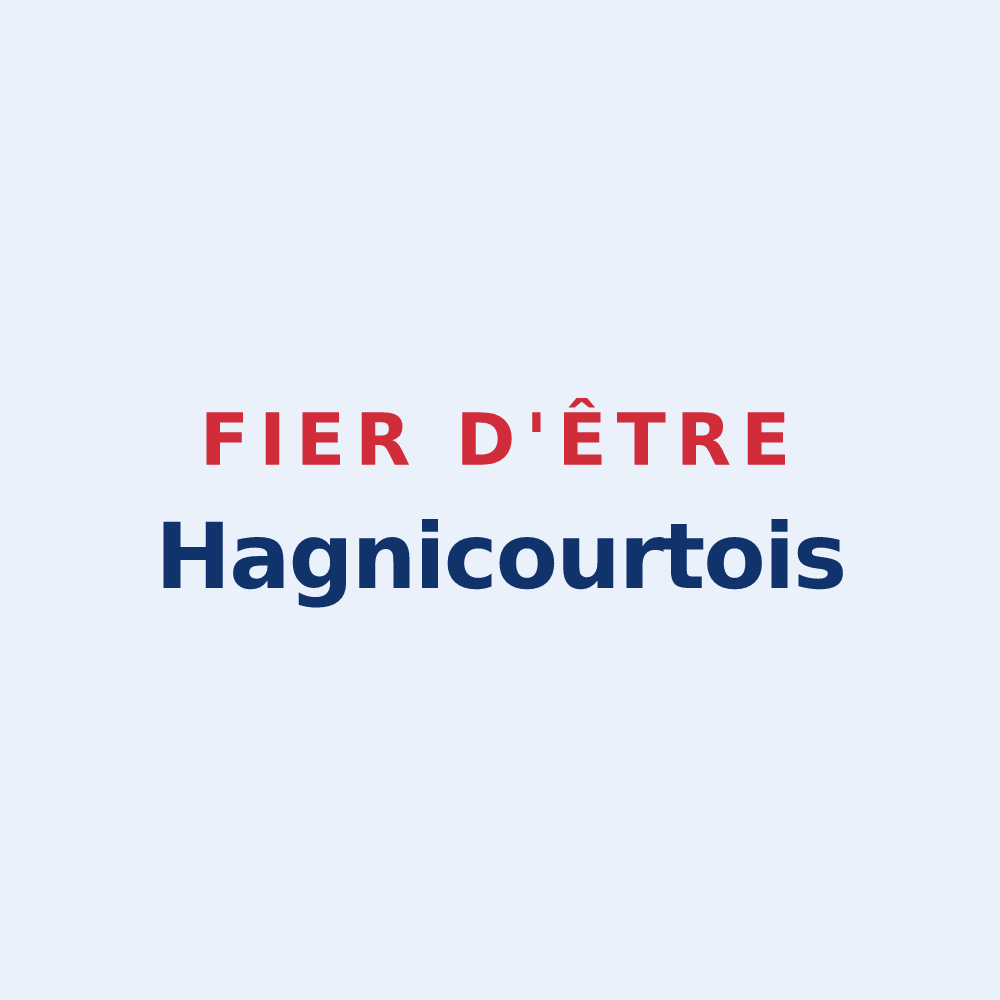 Sticker « Fier d'être Hagnicourtois » — design pour Hagnicourt