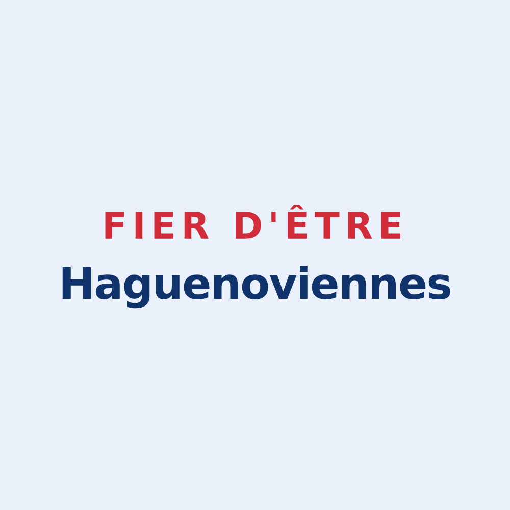 Sticker « Fier d'être Haguenoviennes » — design pour Haguenau