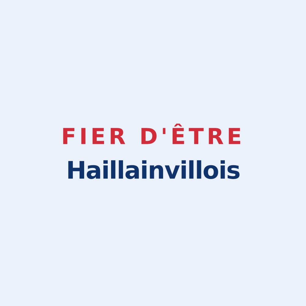 Sticker « Fier d'être Haillainvillois » — design pour Haillainville