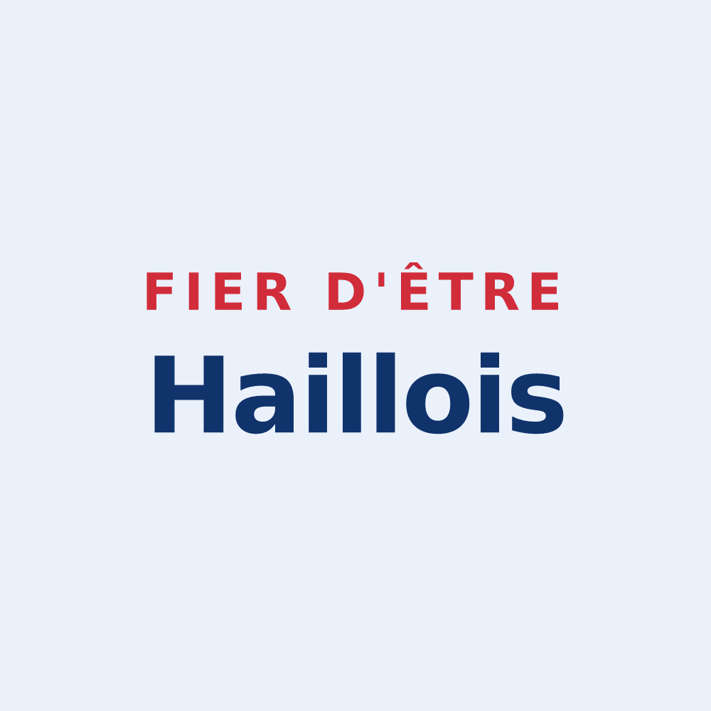 Sticker « Fier d'être Haillois » — design pour Hailles