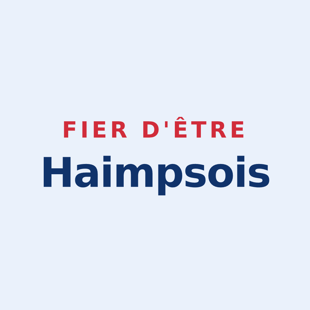 Sticker « Fier d'être Haimpsois » — design pour Haimps