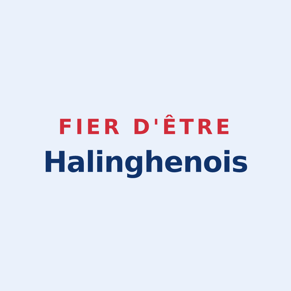 Sticker « Fier d'être Halinghenois » — design pour Halinghen