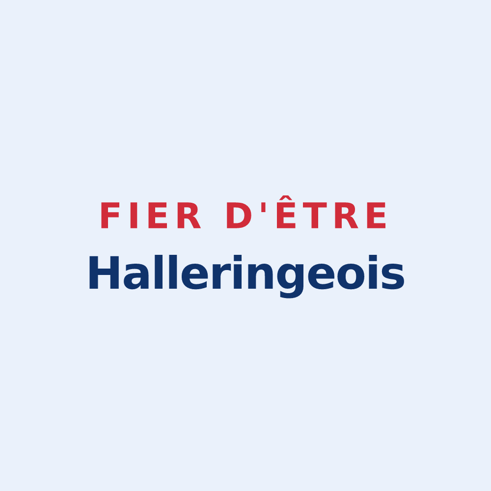 Sticker « Fier d'être Halleringeois » — design pour Hallering