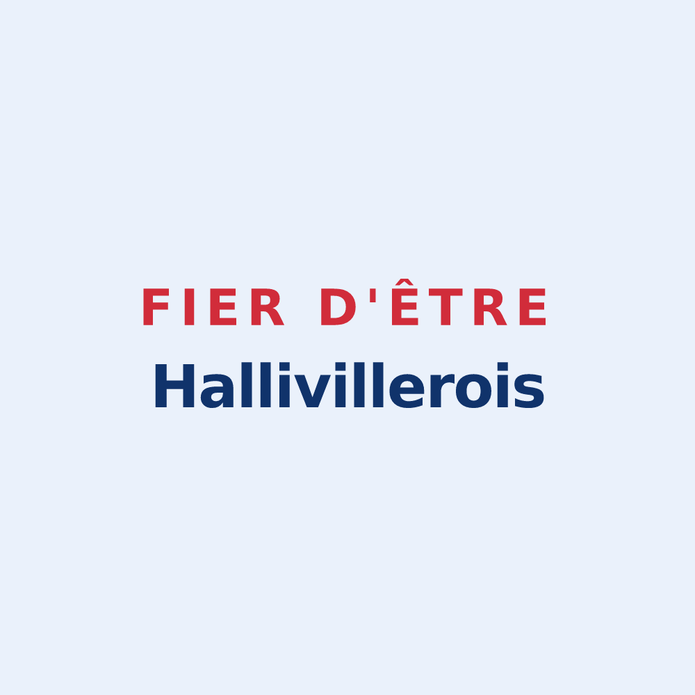 Sticker « Fier d'être Hallivillerois » — design pour Hallivillers