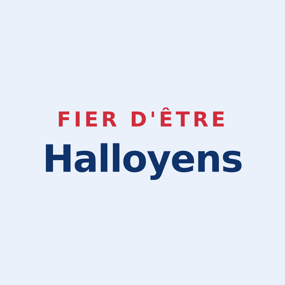 Sticker « Fier d'être Halloyens » — design pour Halloy