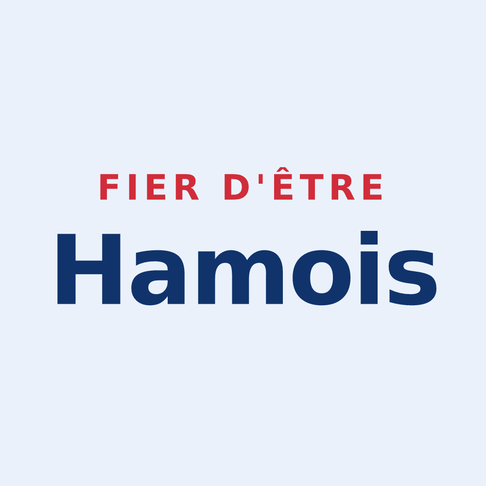 Sticker « Fier d'être Hamois » — design pour Ham