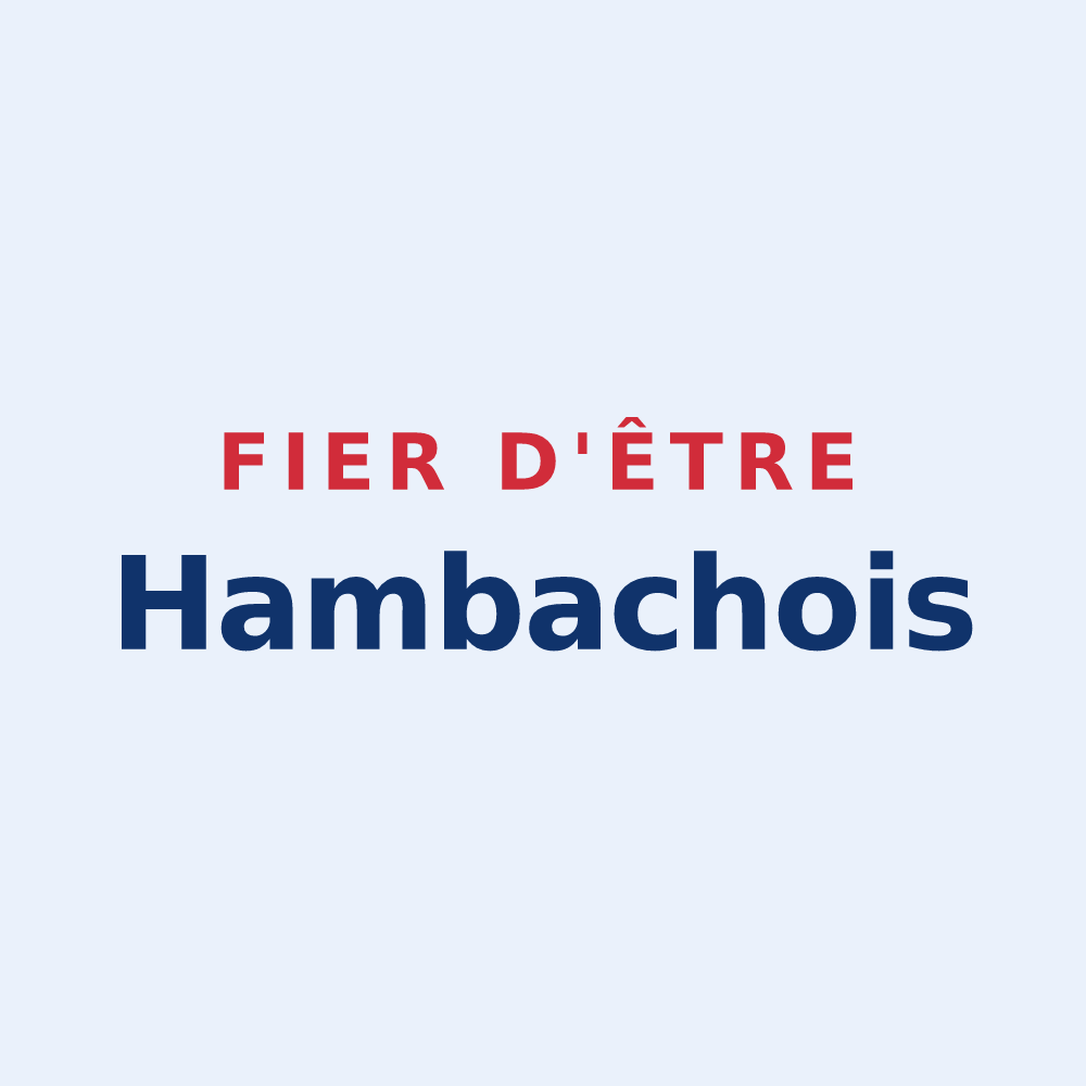 Sticker « Fier d'être Hambachois » — design pour Hambach