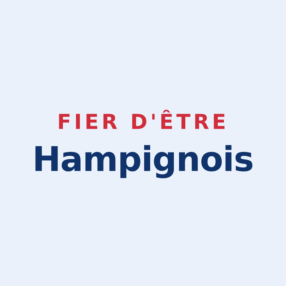 Sticker « Fier d'être Hampignois » — design pour Hampigny