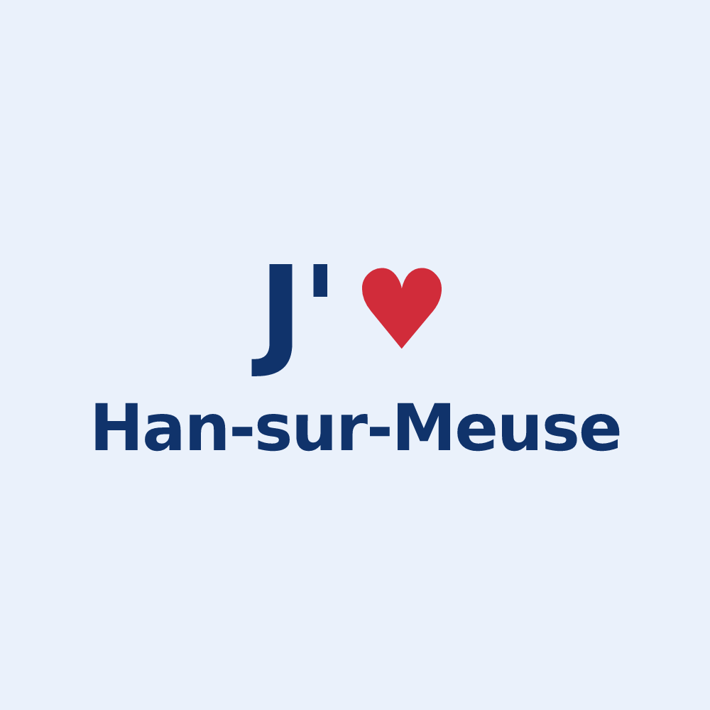 Sticker personnalisé Han-sur-Meuse — design J'aime Han-sur-Meuse