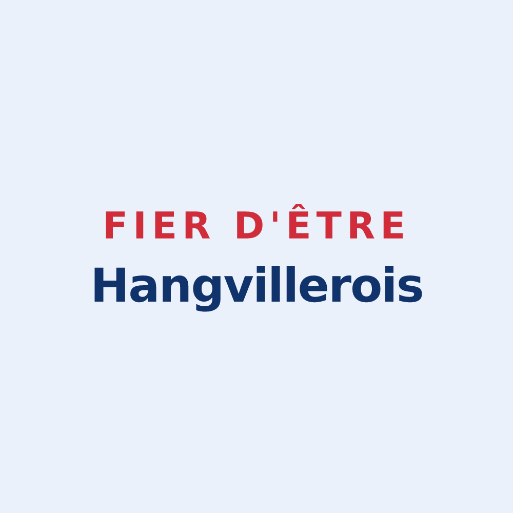 Sticker « Fier d'être Hangvillerois » — design pour Hangviller