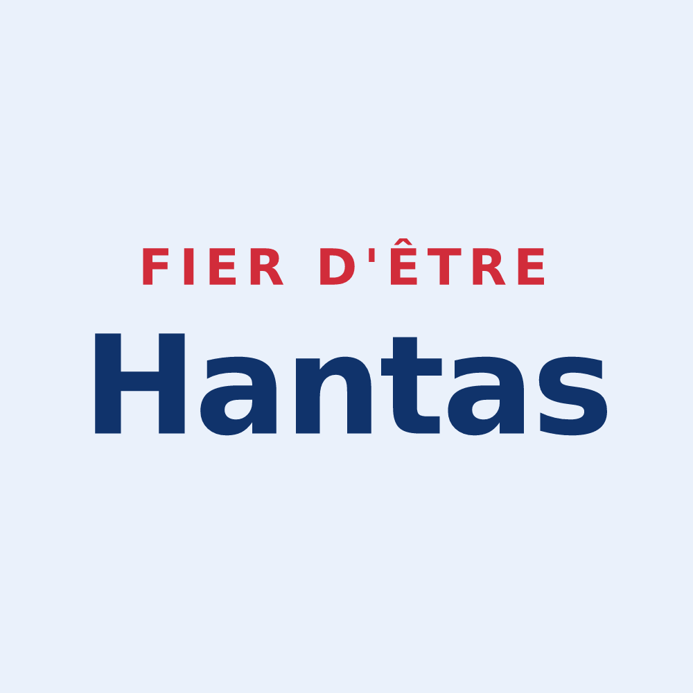 Sticker « Fier d'être Hantas » — design pour Hans