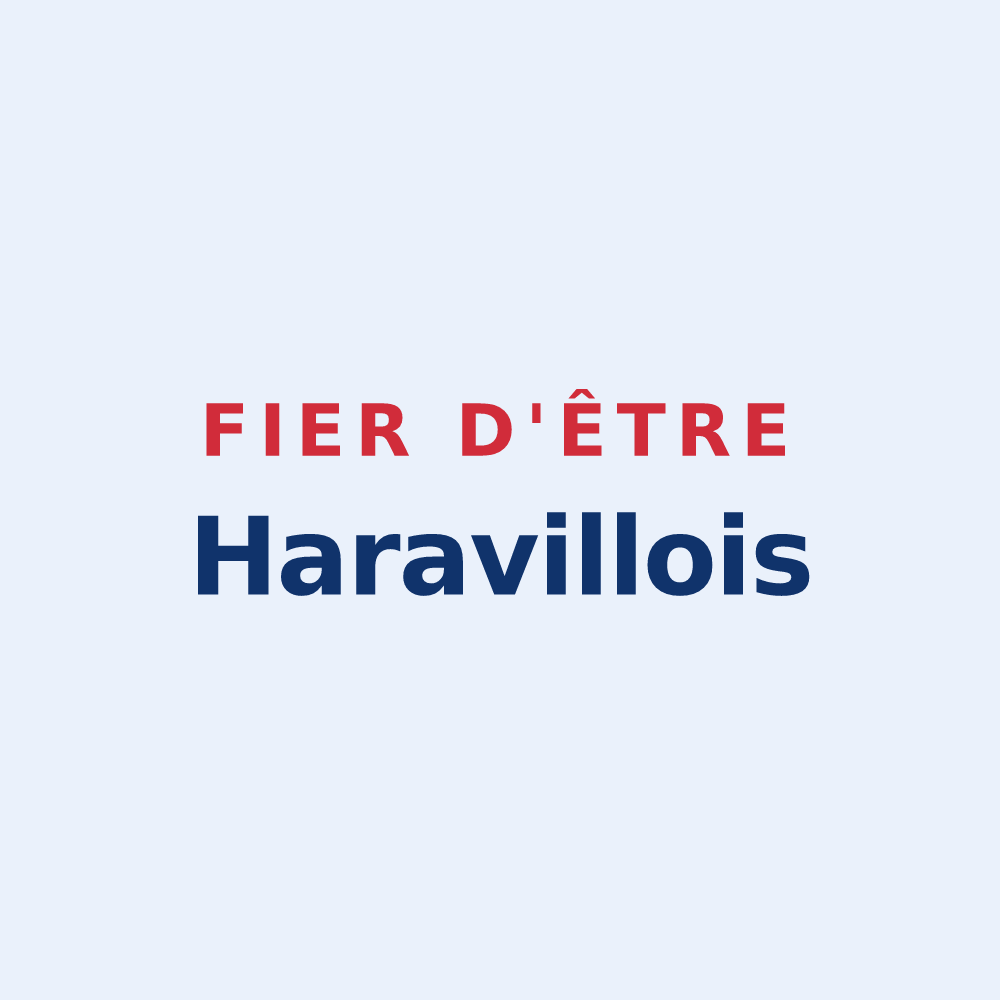 Sticker « Fier d'être Haravillois » — design pour Haravilliers