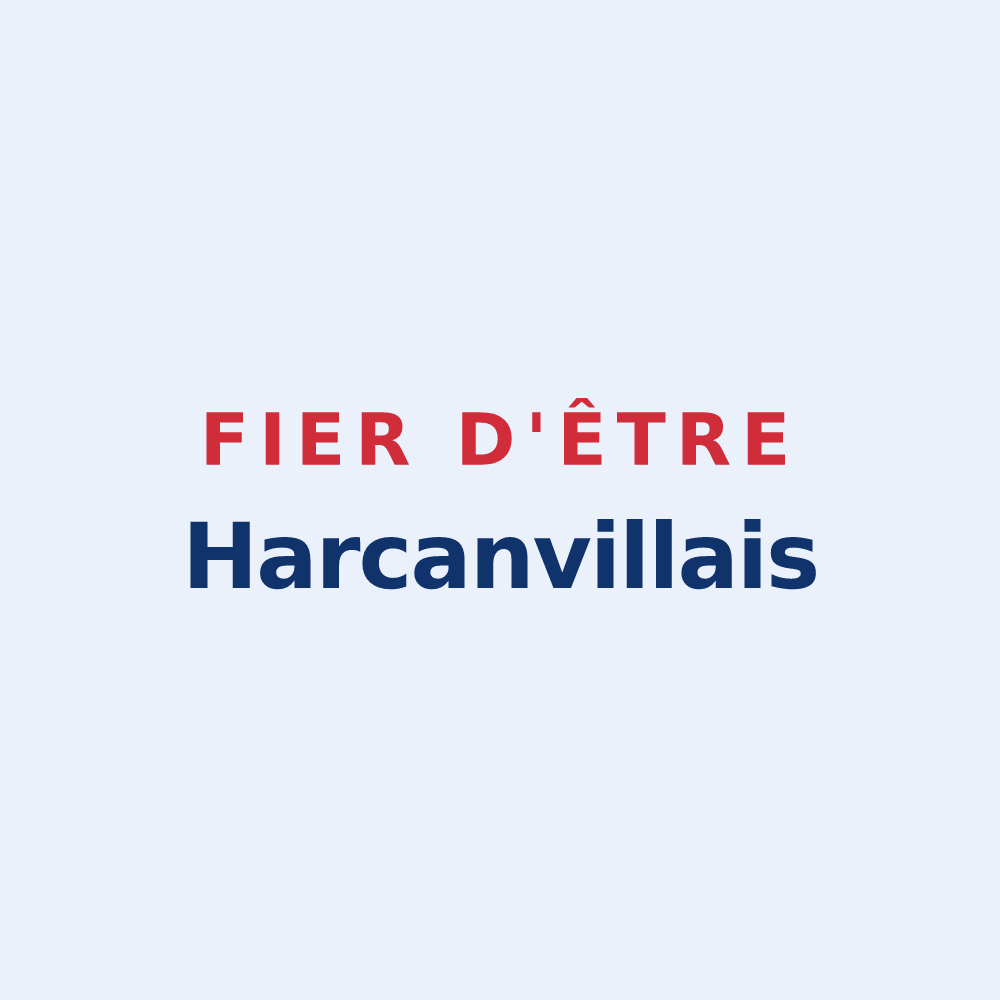 Sticker « Fier d'être Harcanvillais » — design pour Harcanville