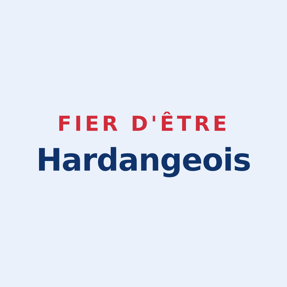 Sticker « Fier d'être Hardangeois » — design pour Hardanges