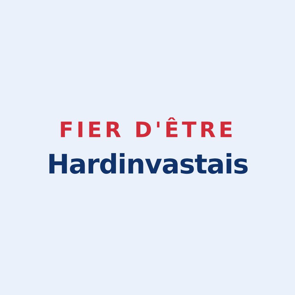 Sticker « Fier d'être Hardinvastais » — design pour Hardinvast